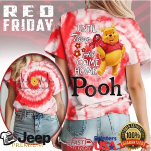 Winnie the Pooh R.E.D. Friday Military Support “Until They All Come Home” Tee