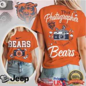 This Photographer Loves The Bears T Shirt Chicago Football Fan Tee This Photographer Loves The Bears T Shirt Chicago Football Fan Tee