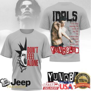 Yungblud “Don't Feel Alone” Punk Aesthetic Graphic T Shirt