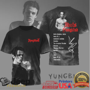 Yungblud “Idols” Angel Wings Portrait Photo T Shirt