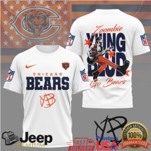 Yungblud x Chicago Bears Zoombie Yung Bud NFL Fan Apparel Yungblud x Chicago Bears Zoombie Yung Bud NFL Fan Apparel