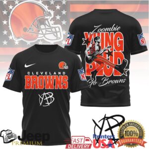 Yungblud x Cleveland Browns Zoombie Yung Bud Rock NFL Tee