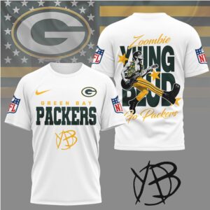 Yungblud x Green Bay Packers Zoombie Yung Bud NFL Merch Yungblud x Green Bay Packers Zoombie Yung Bud NFL Merch