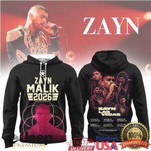 Zayn Malik Las Vegas 2026 Concert Residency Commemorative Tour Shirt Zayn Malik Las Vegas 2026 Concert Residency Commemorative Tour Shirt