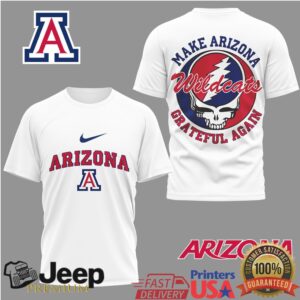 Arizona Wildcats Make Arizona Grateful Again Steal Your Face T Shirt