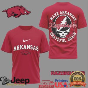 Arkansas Razorbacks Make Arkansas Grateful Again Steal Your Face Shirt Arkansas Razorbacks Make Arkansas Grateful Again Steal Your Face Shirt