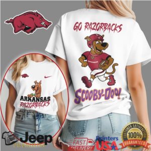 Arkansas Razorbacks Scooby Doo College Football Fan T Shirt