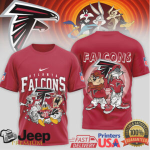 Atlanta Falcons Looney Tunes Streetwear Style NFL T Shirt Atlanta Falcons Looney Tunes Streetwear Style NFL T Shirt