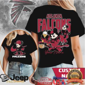 Atlanta Falcons Personalized Mickey Mouse Disney NFL T Shirt Atlanta Falcons Personalized Mickey Mouse Disney NFL T Shirt