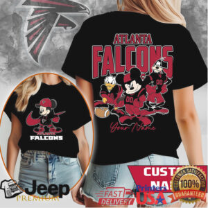 Atlanta Falcons Personalized Mickey Mouse Disney NFL T Shirt