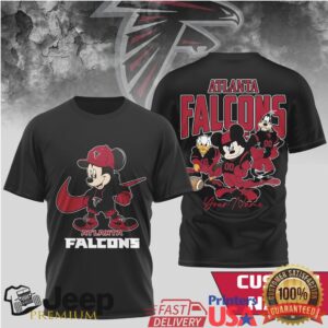 Atlanta Falcons Personalized Mickey Mouse Disney NFL T Shirt
