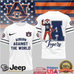 Auburn Tigers Against The World NCAA Mascot T Shirt Auburn Tigers Against The World NCAA Mascot T Shirt
