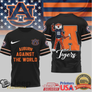 Auburn Tigers Against The World NCAA Mascot T Shirt