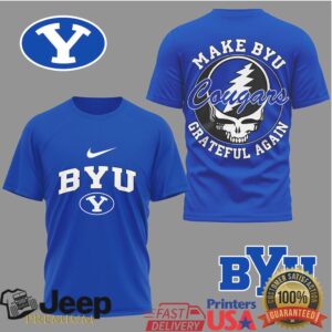 BYU Cougars Make BYU Grateful Again Custom College Apparel BYU Cougars Make BYU Grateful Again Custom College Apparel