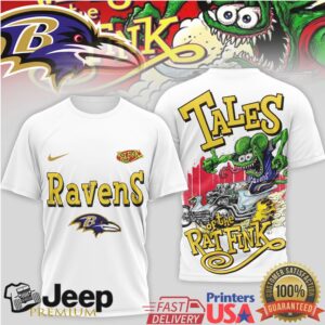 Baltimore Ravens Tales of the Rat Fink Kustom Kulture Gear