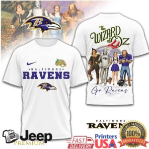 Baltimore Ravens Wizard of Oz Mashup Graphic T Shirt
