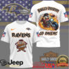 Baltimore Ravens x Looney Tunes Squad NFL Football T Shirt Baltimore Ravens x Looney Tunes Squad NFL Football T Shirt