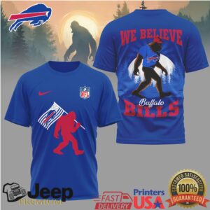 Buffalo Bills Bigfoot We Believe Sasquatch NFL Pride Shirt