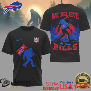 Buffalo Bills Bigfoot We Believe Sasquatch NFL Pride Shirt