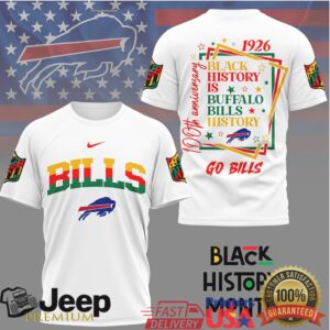 Buffalo Bills Black History Month 100th Anniversary T Shirt Buffalo Bills Black History Month 100th Anniversary T Shirt