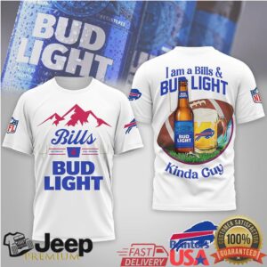 Buffalo Bills Bud Light “I am a Bills & Bud Light Kinda Guy” Hoodie & T Shirt