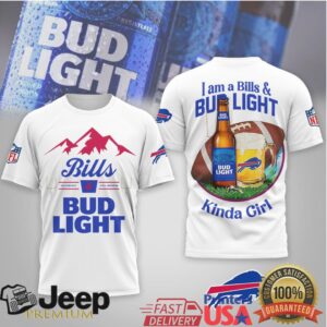 Buffalo Bills Bud Light “Kinda Guy & Kinda Girl” Fan T ShirtSet