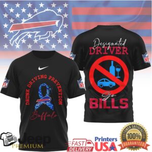 Buffalo Bills Drunk Driving Prevention Designated Driver Shirt