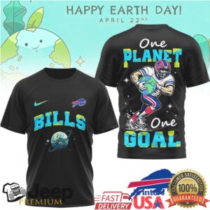 Buffalo Bills Earth Day One Planet One Goal Special Edition Earth Day T Shirt
