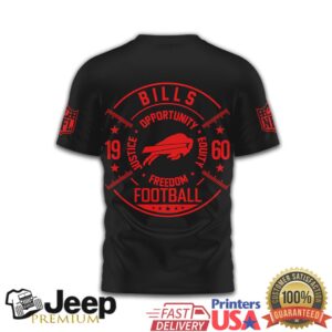 Buffalo Bills Freedom Football Opportunity Justice Equity NFL T Shirt