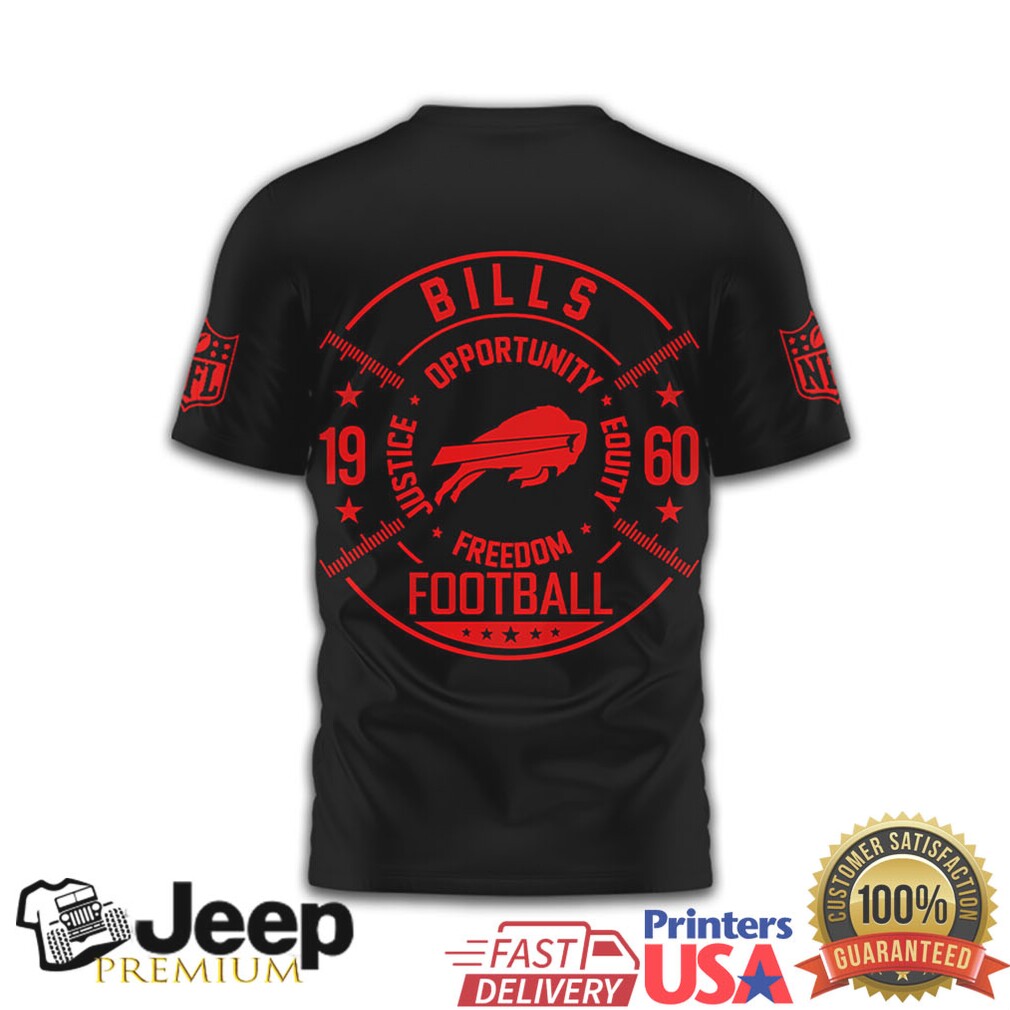 Buffalo Bills Freedom Football Opportunity Justice Equity NFL T Shirt Buffalo Bills Freedom Football Opportunity Justice Equity NFL T Shirt