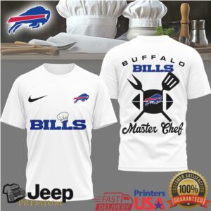 Buffalo Bills Master Chef Football BBQ T Shirt