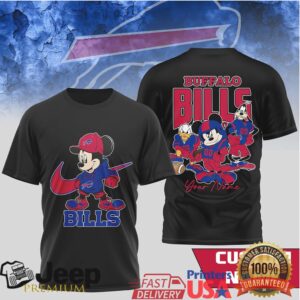 Buffalo Bills Personalized Mickey Mouse & Friends NFL Fan Shirt Buffalo Bills Personalized Mickey Mouse & Friends NFL Fan Shirt