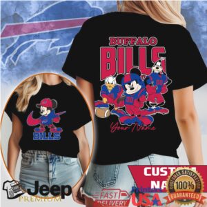Buffalo Bills Personalized Mickey Mouse & Friends NFL Fan Shirt