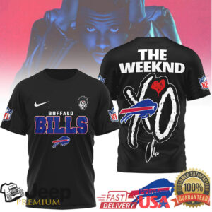 Buffalo Bills x The Weeknd XO Special Edition Collaboration T Shirt Buffalo Bills x The Weeknd XO Special Edition Collaboration T Shirt