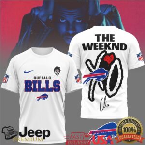 Buffalo Bills x The Weeknd XO Special Edition Collaboration T Shirt