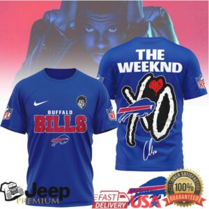 Buffalo Bills x The Weeknd XO Special Edition Collaboration T Shirt