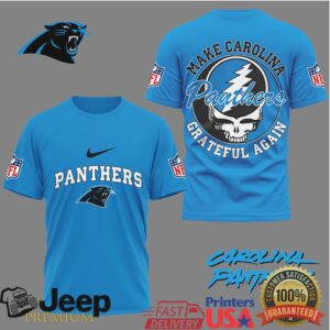 Carolina Panthers Make Carolina Grateful Again Skull NFL T Shirt Carolina Panthers Make Carolina Grateful Again Skull NFL T Shirt
