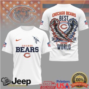 Chicago Bears CM Punk Best In The World NFL Graphic T Shirt Chicago Bears CM Punk Best In The World NFL Graphic T Shirt