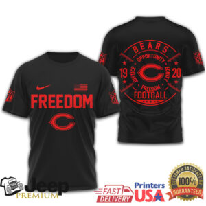 Chicago Bears Freedom Football Opportunity Justice Equity NFL T Shirt Chicago Bears Freedom Football Opportunity Justice Equity NFL T Shirt