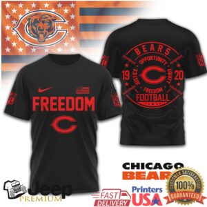 Chicago Bears Freedom Football Opportunity Justice Equity NFL T Shirt
