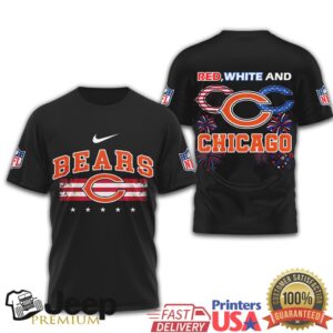 Chicago Bears NFL American Flag Patriotic Pride T Shirt Chicago Bears NFL American Flag Patriotic Pride T Shirt