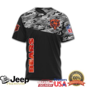 Chicago Bears NFL Veteran Suicide Awareness 22 A Day Military Camo T Shirt Chicago Bears NFL Veteran Suicide Awareness 22 A Day Military Camo T Shirt