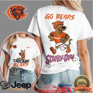 Chicago Bears Scooby Doo Football Go Bears T Shirt Chicago Bears Scooby Doo Football Go Bears T Shirt