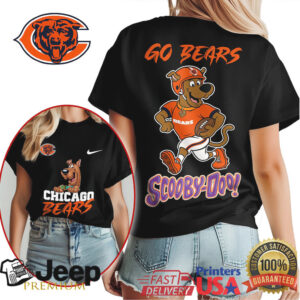 Chicago Bears Scooby Doo Football Go Bears T Shirt