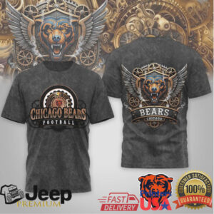 Chicago Bears Steampunk Mechanical Bear Wings Football Vintage T Shirt Chicago Bears Steampunk Mechanical Bear Wings Football Vintage T Shirt