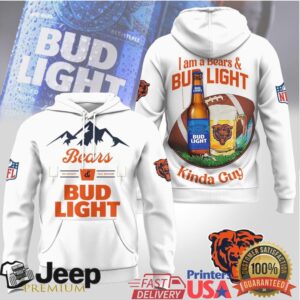 Chicago Bears x Bud Light “I Am A Bears & Bud Light Kinda Guy Girl” T Shirt