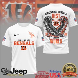 Cincinnati Bengals CM Punk Best In The World NFL Graphic T Shirt Cincinnati Bengals CM Punk Best In The World NFL Graphic T Shirt