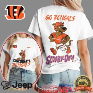 Cincinnati Bengals Scooby Doo Go Bengals NFL Fan T Shirt