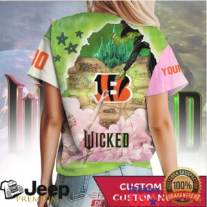 Cincinnati Bengals Wicked Emerald City Fantasy Custom Name T Shirt Cincinnati Bengals Wicked Emerald City Fantasy Custom Name T Shirt
