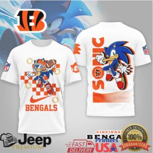 Cincinnati Bengals x Sonic the Hedgehog NFL Action Graphic Shirt